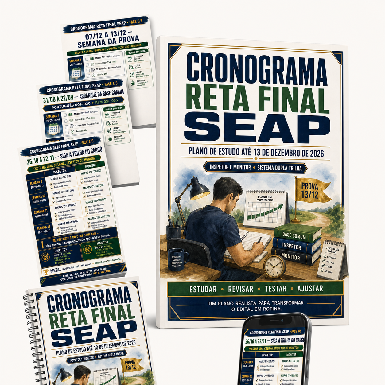 Mockup do Cronograma Reta Final SEAP