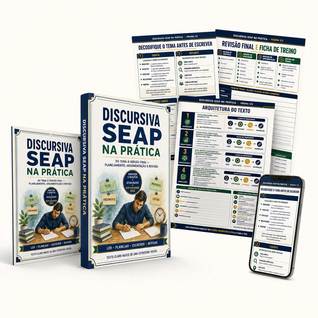 Mockup da Discursiva SEAP na Prática